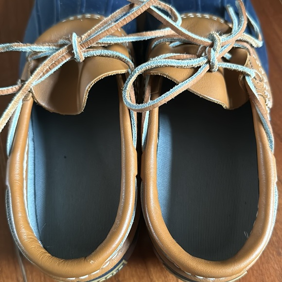 L.L. Bean Boots Rubber Moc Blue Size 8